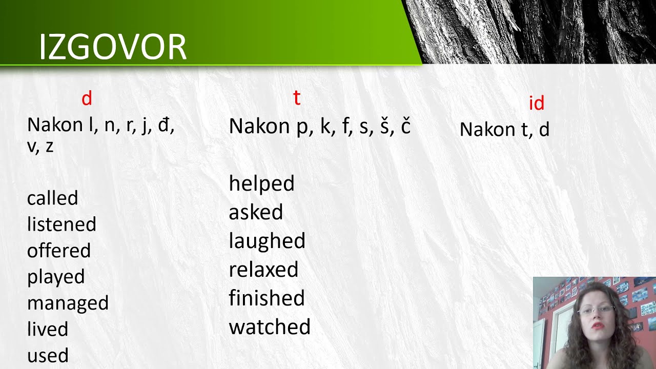 past simple - ed izgovor