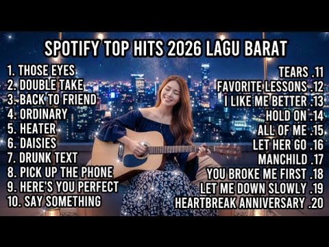 Spotify Top Hits 2026 Lagu Barat — Playlist Lagu Barat Terbaru \u0026 Terpopuler 2026