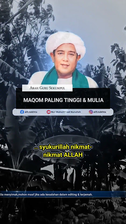 MAKOM PALING TINGGI & PALING MULIA | ABAH GURU SEKUMPUL CERAMAH SHORTS