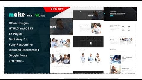 Make - Multipurpose Business HTML Template | Themeforest Download