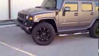 37 inch tires on stock Hummer H2 Fuel Hostage Wheels Nashville TN Hummer H2 37in Tires On Stock 17in Rims