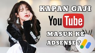 Kapan gaji youtube masuk ke adsense