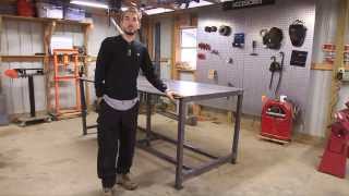 Bleepinjeep Builds A Welding Table