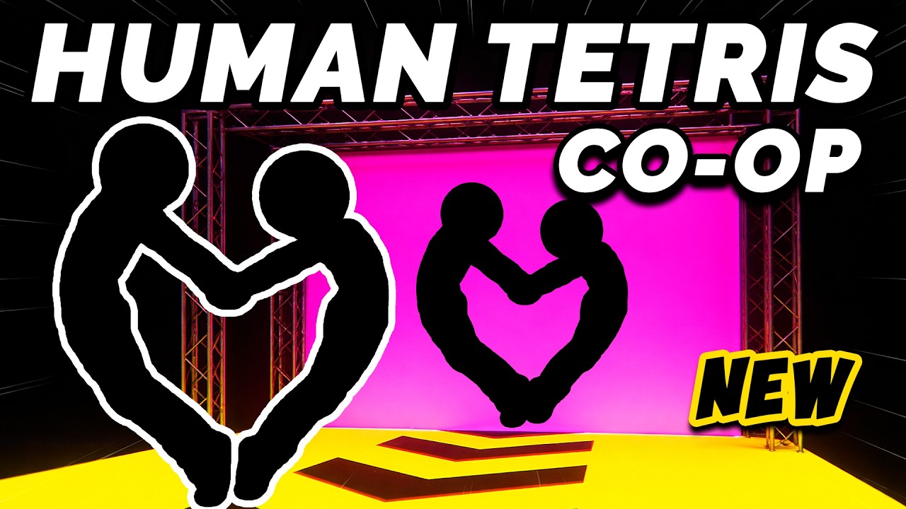 HUMAN TETRIS | Viral Interactive Game | Immersive Interactive Warm Up | CO-OP 2 Players