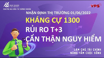 VNINDEX TIẾN VÀO KHÁNG CỰ 13XX - ĐÀ TĂNG VẪN TIẾP TỤC, NHƯNG LƯU Ý VIỆC T+3 RỦI RO - PHIÊN 02/06/22