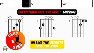 EVERYTHING BUT THE GIRL Missing FCN GUITAR CHORDS & LYRICS screenshot 5