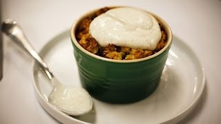 Recipe Rehab Season 1 Recipe How-To: Mini Peach and Blueberry Cobbler