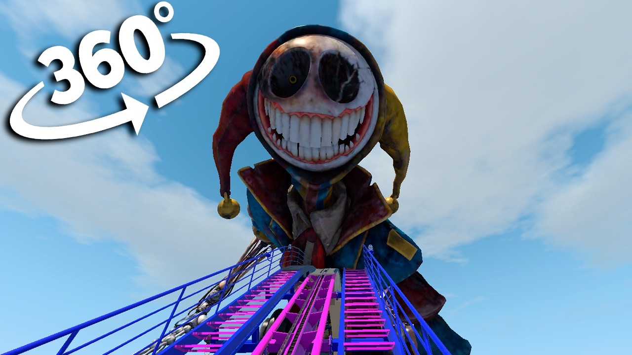 360° VR Poppy Playtime 5: Extreme Roller Coaster Ride!