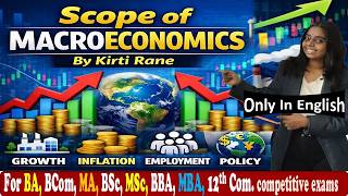 (Part 1, in English ) Scope of Macroeconomics by kirti Rane For BBA, BCOM, MBA, MCom, 12 th Com