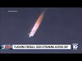 Thousands witness bright fireball streaking across sky