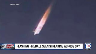 Thousands witness bright fireball streaking across sky