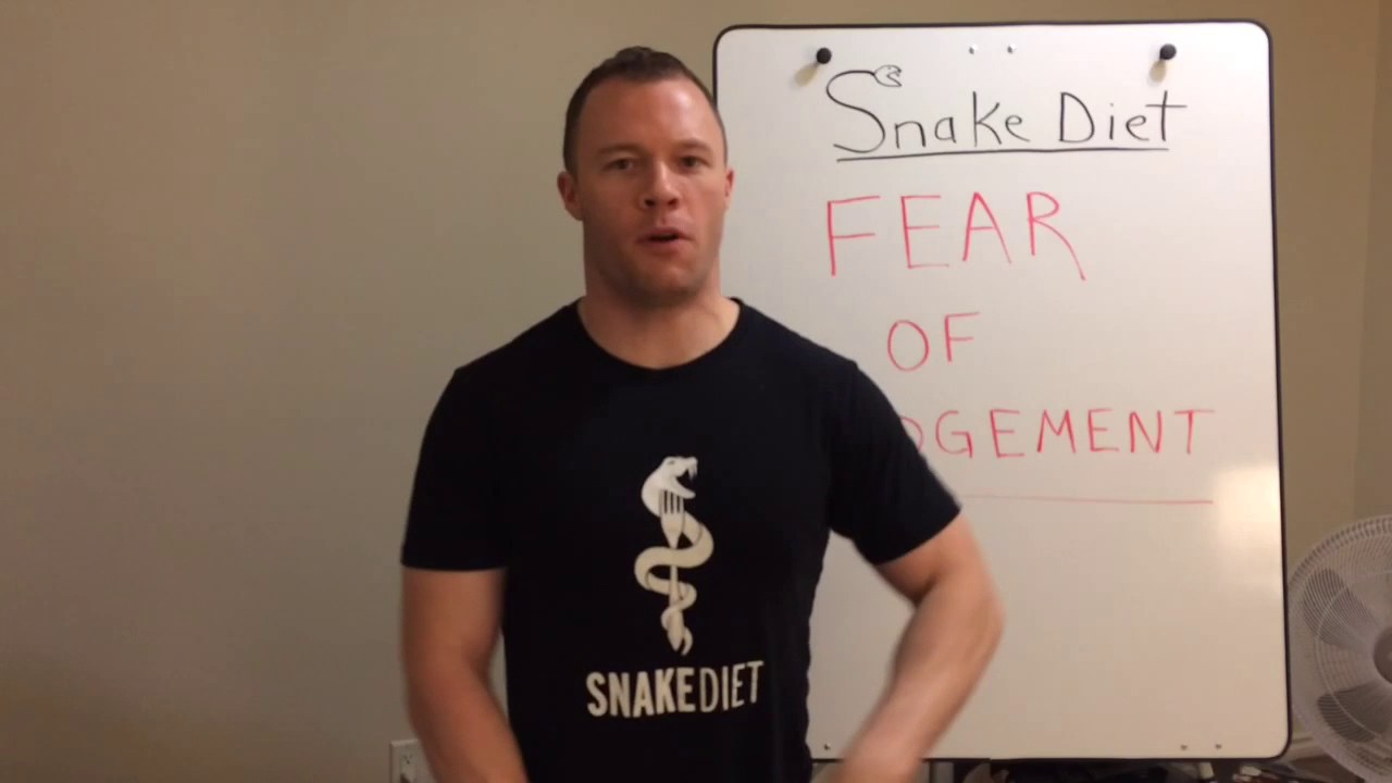 FEAR OF SNAKE DIET JUDGEMENT. - YouTube