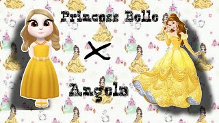 Recreating Princess Belle with My Talking Angela #disney #disneyprincess #princessbelle