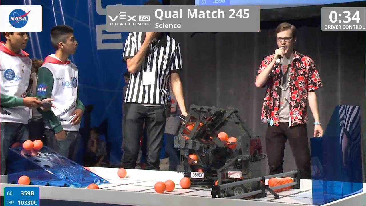 VEX Worlds 2016 - VEXIQ Middle School - Science - Qual 245 (359B 10330C) 93