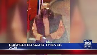 Chicopee Police are asking for help Identifying two Larceny Suspects