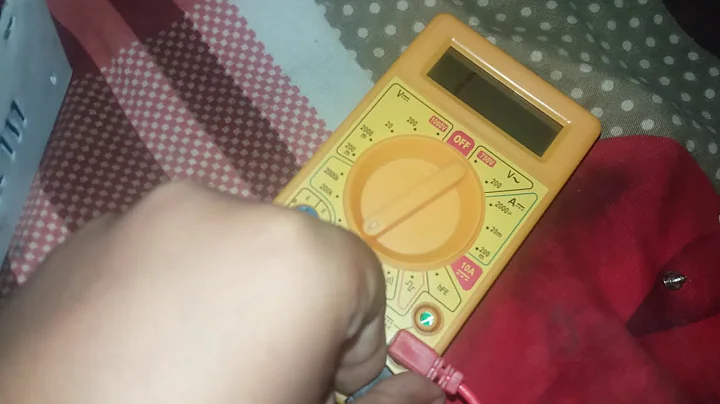 How to check speaker Ohms with multimeter.
