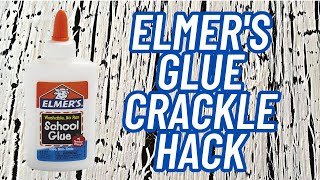 Create Crackle Paint Effects and Distress Your DIYs Using Elmer's Glue