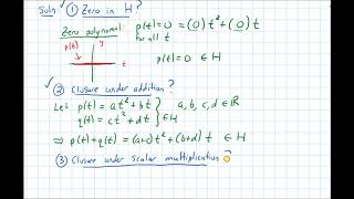 4.1 Vector Spaces--More Subspace Examples (Video 4)