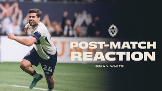 Brian White Post-Victory Reaction vs Colorado Rapids