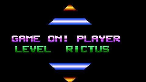 768 Zybex Movie mode Atari 8 bit 800 XL XE, HD 60fps