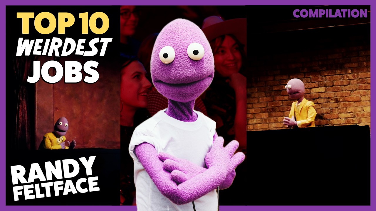 Top 10: Weirdest Jobs | Crowdwork Clips | Randy Feltface Comedy