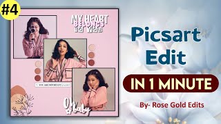 Picsart Editing Tutorial • Make Edit in 1 min • Picsart Editing Tutorial for fanpage • RGE