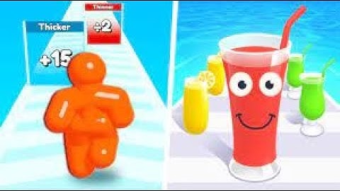 💜🟠 Juice Run vs Tall Man Run Gameplay Speedrun Walkthrough 4K