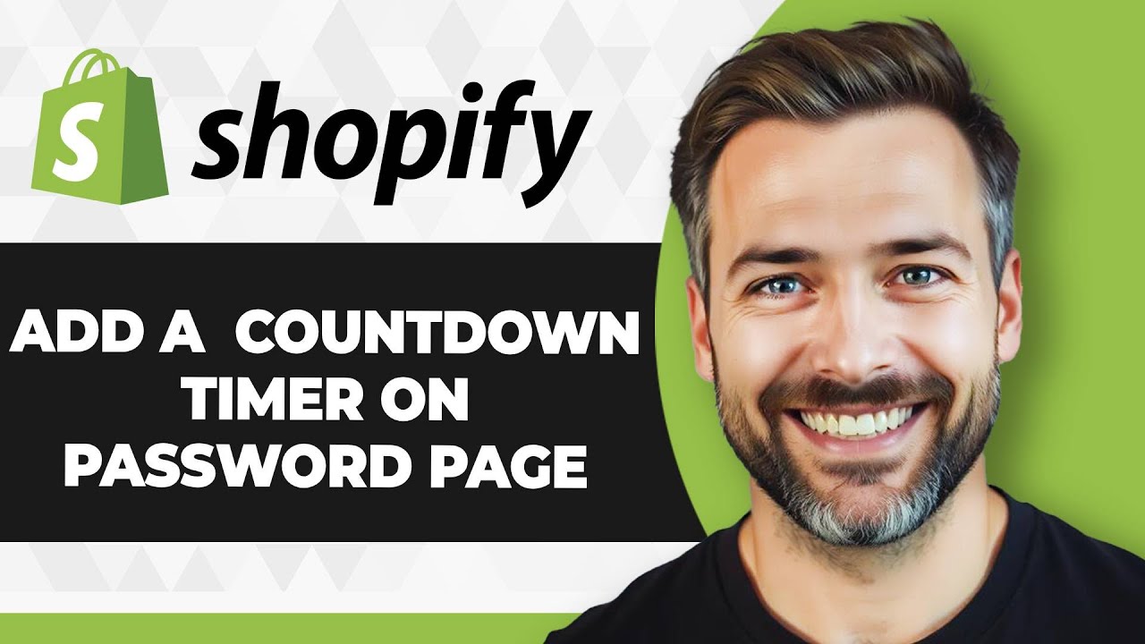 How to Add a Shopify Countdown Timer on Password Page (Full 2026 Guide ...