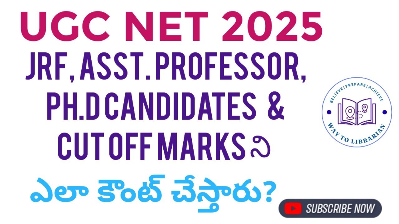UGC NET Qualified candidates & Cut off calculation 