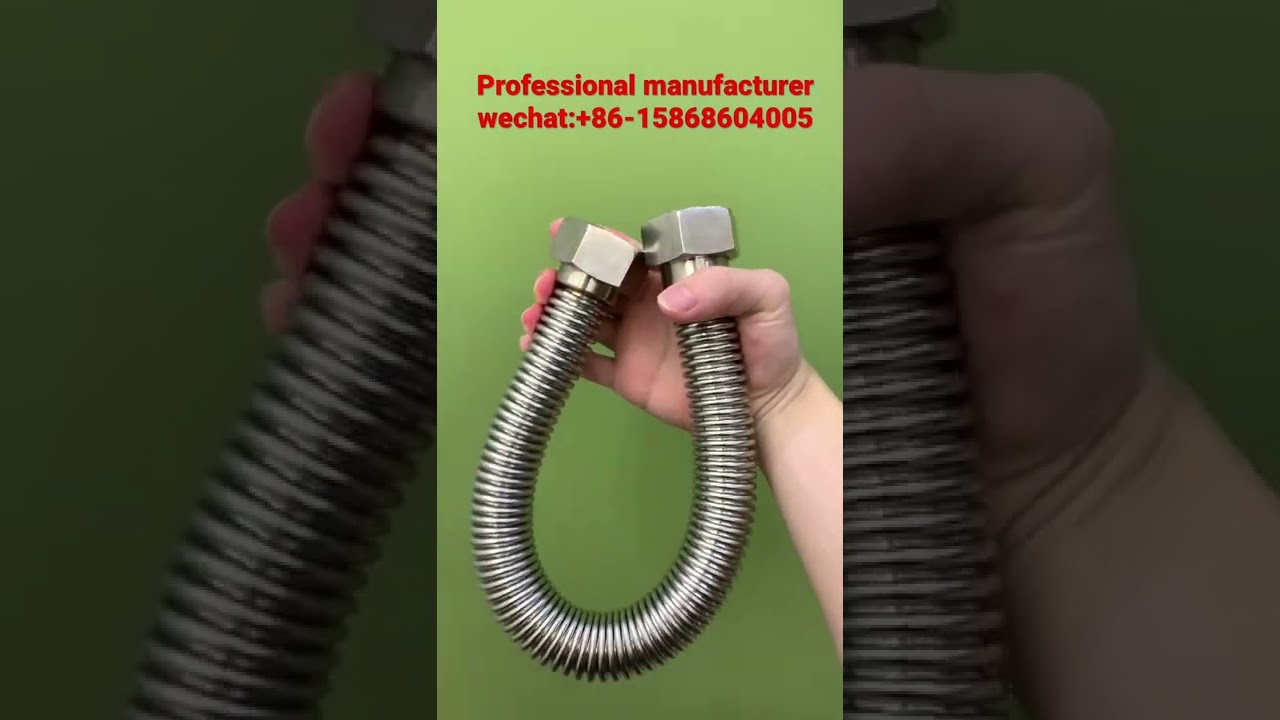 Flexible stainless steel corrugated hose, water heater connector,China Factory Manufacturer Supplier
