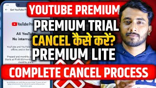 How To Cancel Youtube Premium Subscription How To Cancel Youtube Premium Free Trial