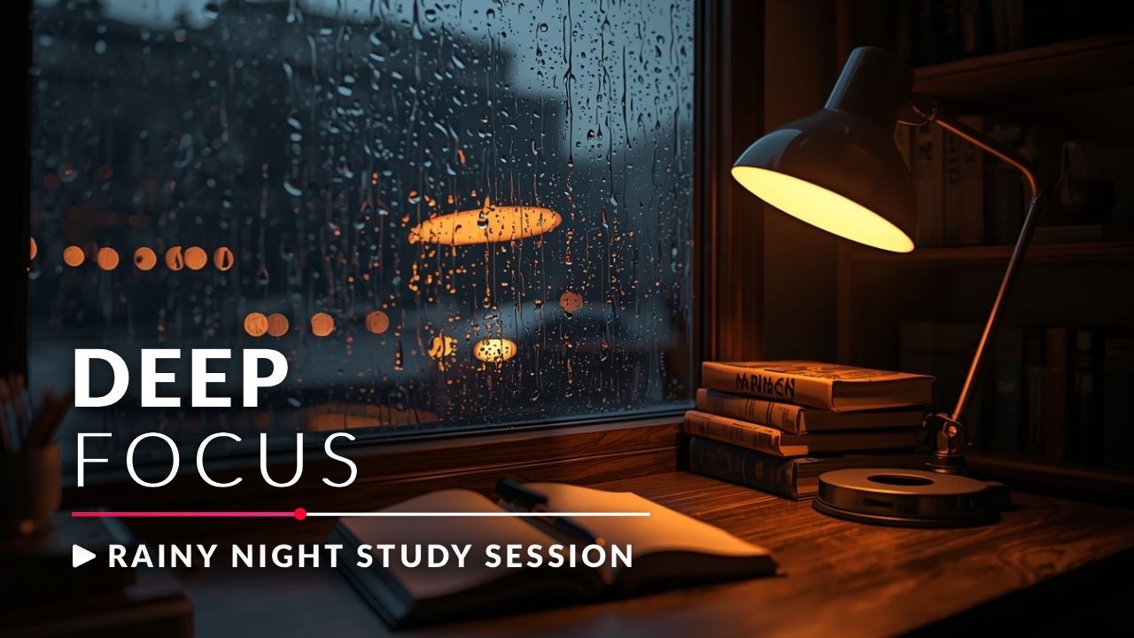 🌧️ Rainy Night Study Session – Deep Focus LoFi Beats (1 Hour) - YouTube
