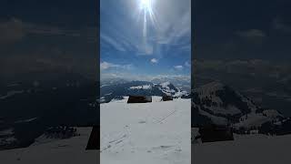 Rigi Kulm 🏔️❄️✨ snow-covered summit and pure alpine magic 🇨🇭💙