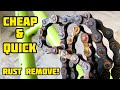 How to REMOVE OLD CHAIN RUST from Bike - Best and Cheap Way