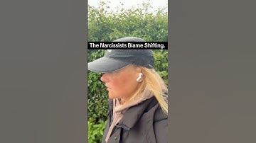 The Narcissists Blame Shifting
