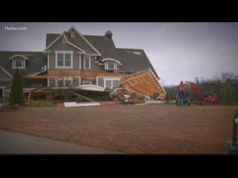 Storm threat ends but damage left behind - YouTube