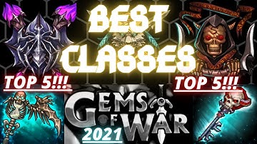 Top 5 klassen in Gems of War 2021 | De beste klasse in Gems of War met teams