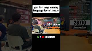 what programming language should you learn first?