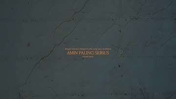Sal Priadi & Nadin Amizah - Amin Paling Serius (Official Lyric Video)