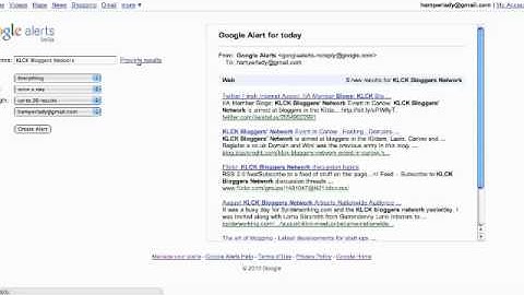 How to find great content to share - Google Alerts