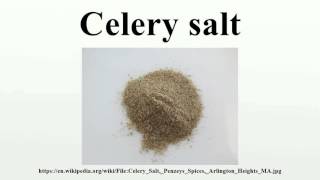 Celery salt