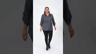 8036 Gri̇ Ekose Gömlek