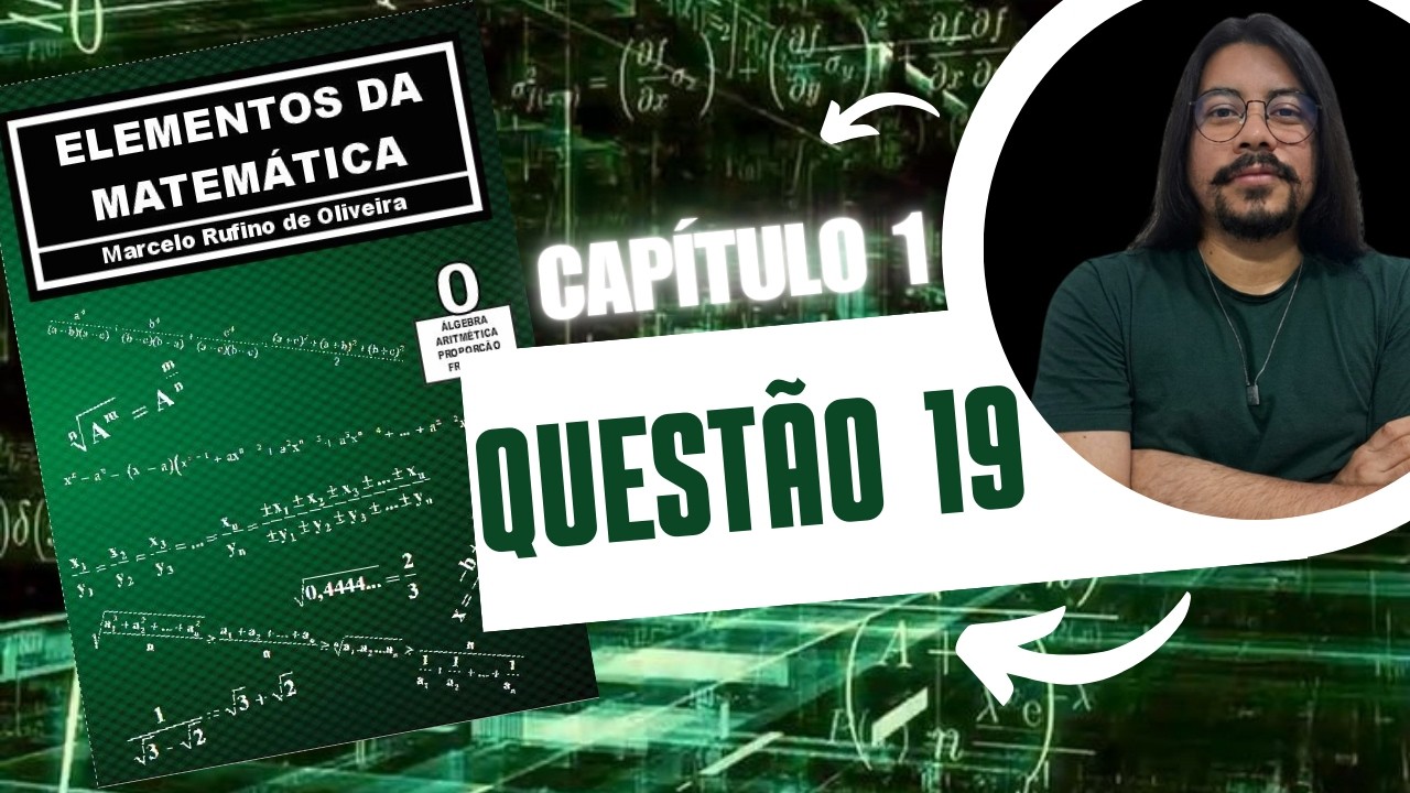 Questão 19, capítulo 1 - RUFINO 0