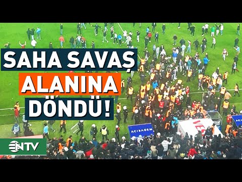 Trabzonspor, Fenerbahçe Derbisinde Maç Sonu Saha Karıştı! | NTV