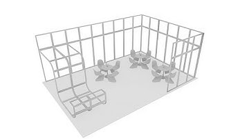 9x6m Customized Portable Modular Reusable Exhibition Trade Show Booth Stand Display