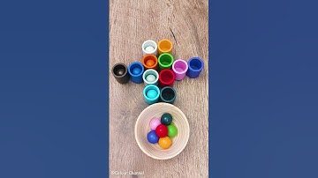 Color Sorting  ASMR #shorts