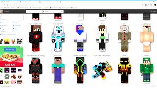 How To Download ICE, FIRE ENDERMAN & ...Bed Minecraft Skins