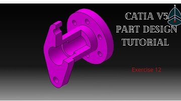 Catia v5 tutorial/PART DESIGN/EXERCISE 12