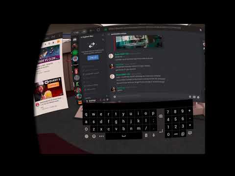Oculus Quest 2 passthrough recording with hand tracking test