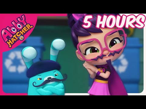 Superheroes For The Day 5 Hours Of Abby Hatcher Secret Basement Disco Cartoons For Kids 